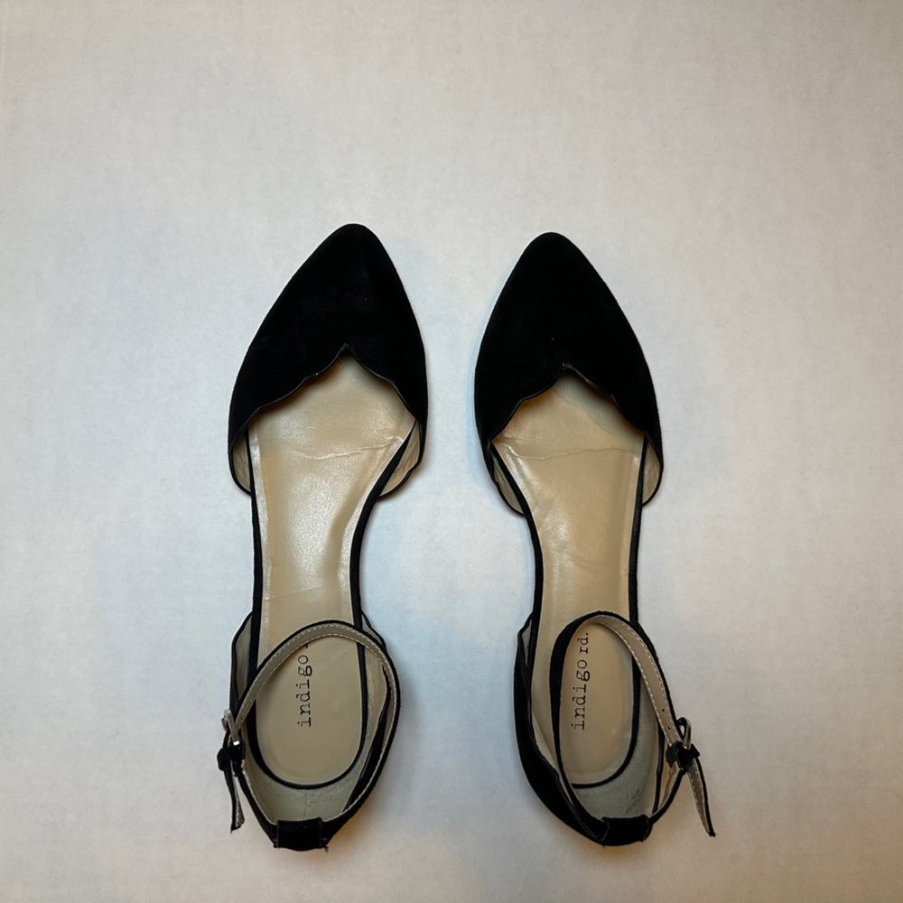 DSW Indigo Rd. Scalloped Ballet Flats